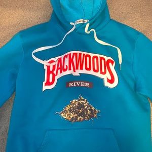 Backwoods Hoodie, Size L, Soft on inside, Thick material, All stitching intact